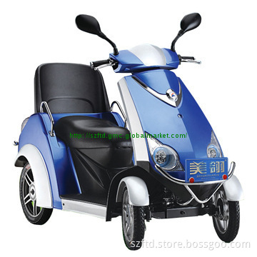 Four-wheels Electric Scooter for Old People 48v/20ah lead-acid battery